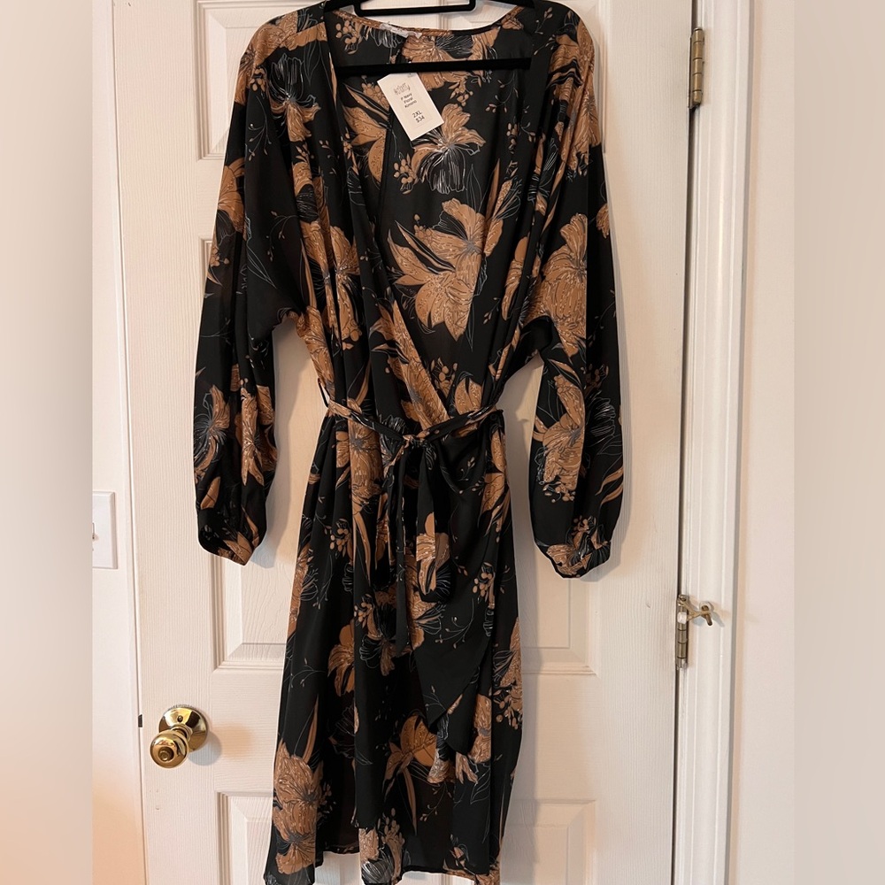 Kimono wrap dress